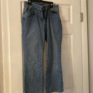 INC jeans. Size 10. Not full length with bottom flare